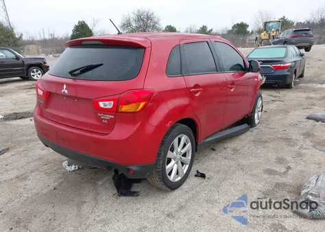2015 Mitsubishi Outlander Sport Es from USA, damaged, VIN 4A4AP3AW0FE048428